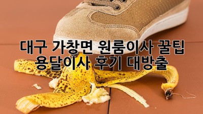 대구 가창면 원룸이사 꿀팁🍯 용달이사 후기 대방출!